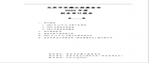 北京市京潮公益基金会2022年度审计报告